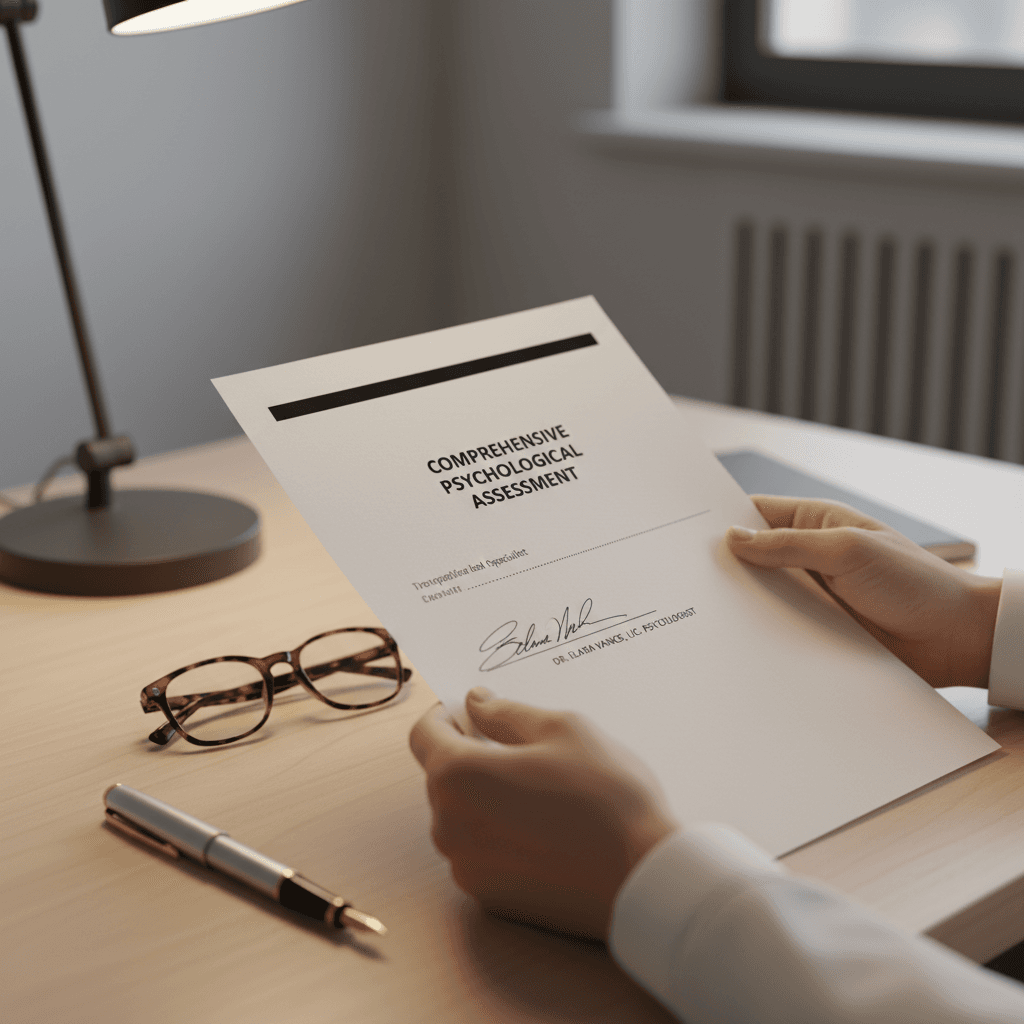 Detailed assessment report