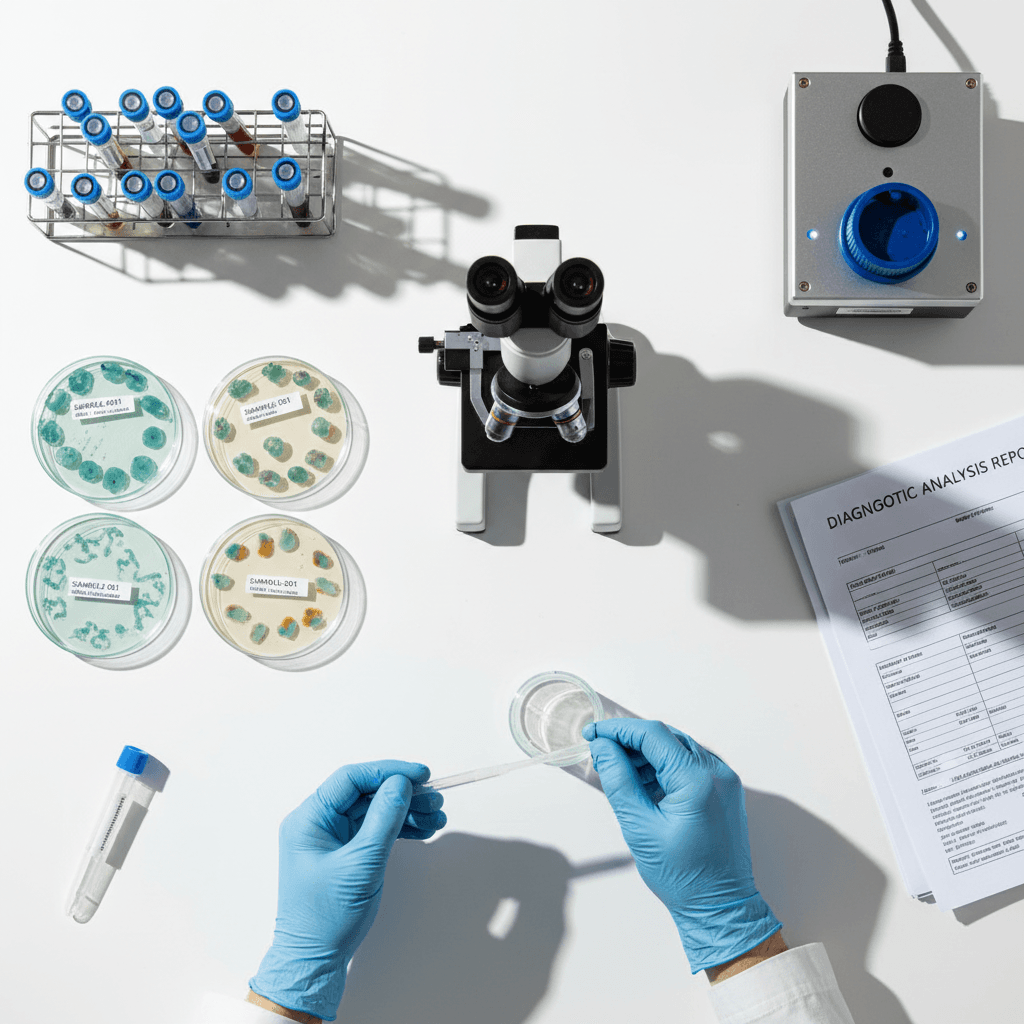 Lab analysis of air samples
